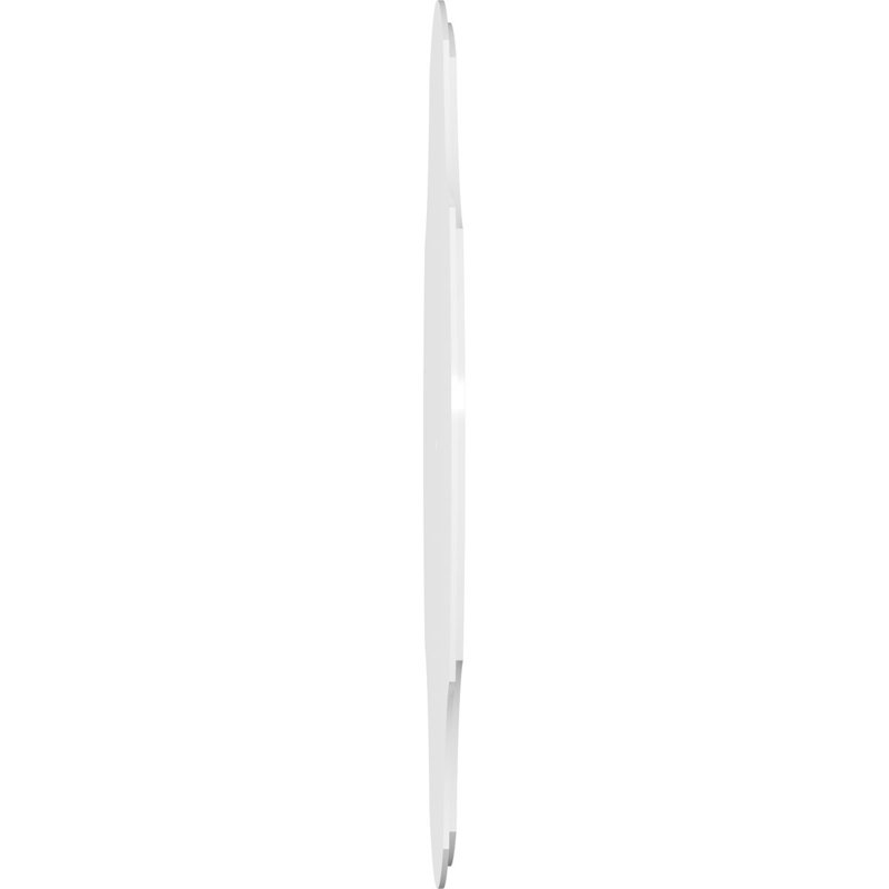 Médaillon de plafond contemporain en PVC Percival, H 1 po x l 36 po x P 36 po