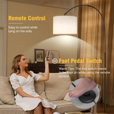 Danaijah 180cm Arched Floor Lamp