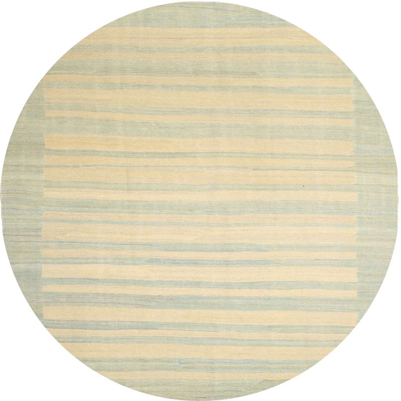 Surface beige contemporaine tapis, Rond 7 pi