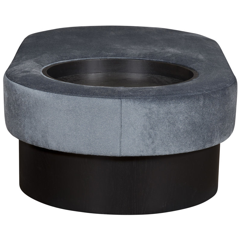 Springfield By Michael Weiss Oval Ottoman, Casa Blanca, Impala Linen