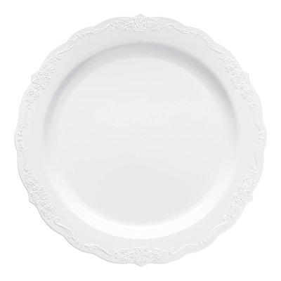 Heavy Weight Plastic Salad Plates