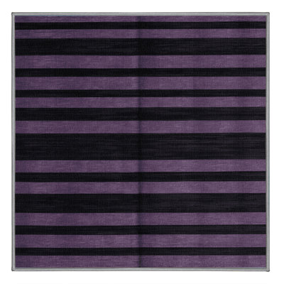 Machine Washable Horizontal Stripes Gray Area Rug
