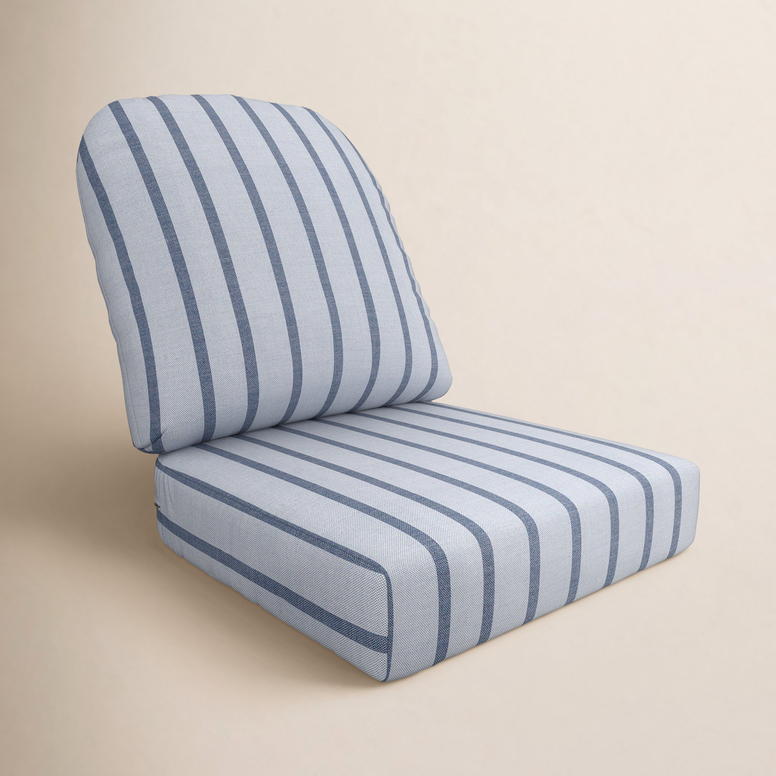 Amala 22" Sunbrella® Seat and Back Cushion, Sunbrella Unwind Sky