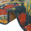 Tapis intérieur / extérieur bleu / beige / orange en polypropylène tissé à la machine 4 pi 1 po Eribella-334785263