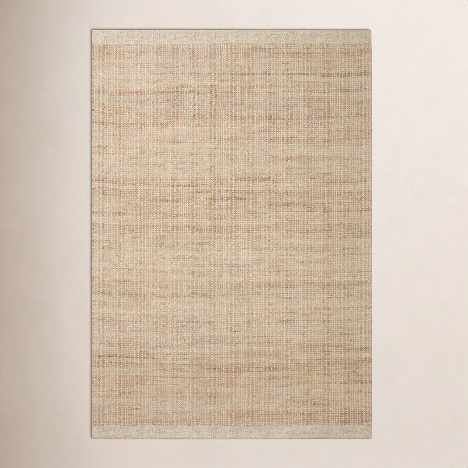 Jean Stoffer x Loloi Cornwall Ivory Natural Jute Rug, Rectangle 3'6" x 5'6"