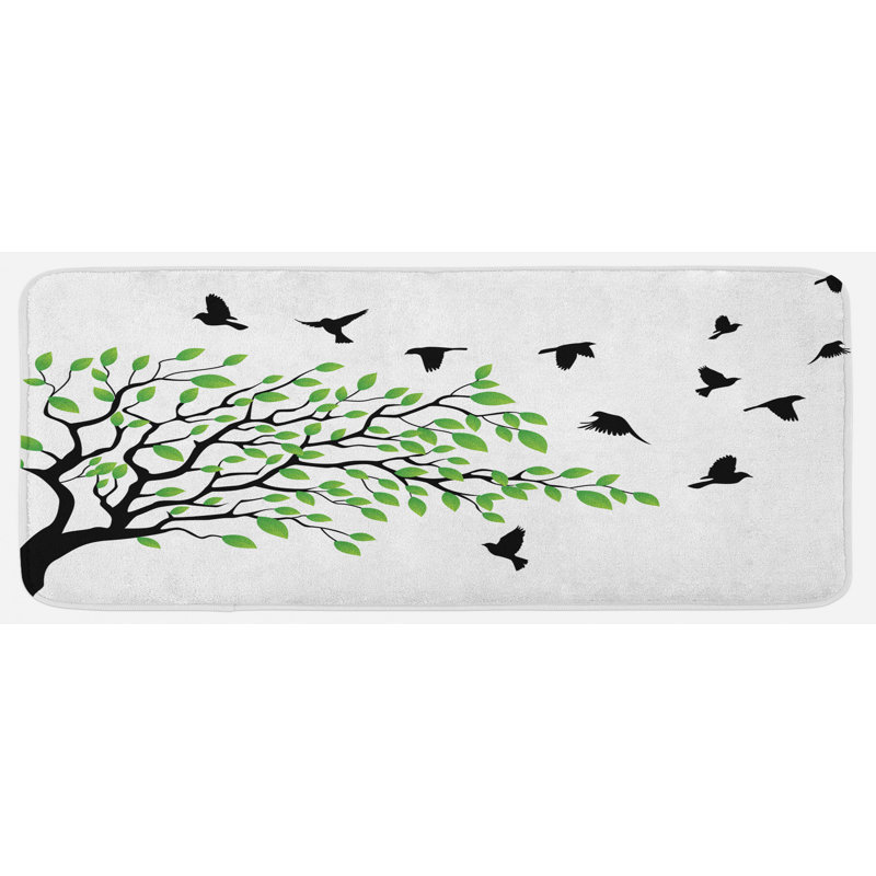 Tapis de cuisine oiseaux
