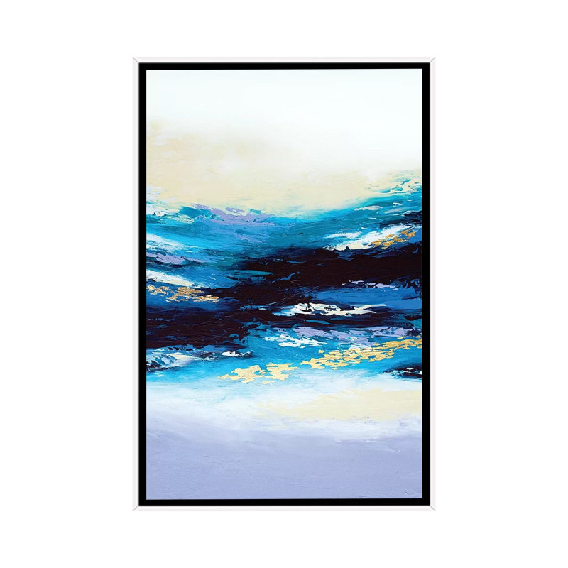 Deep Serenity - Print on Canvas, 66.04 cm H x 45.72 cm W, White Framed