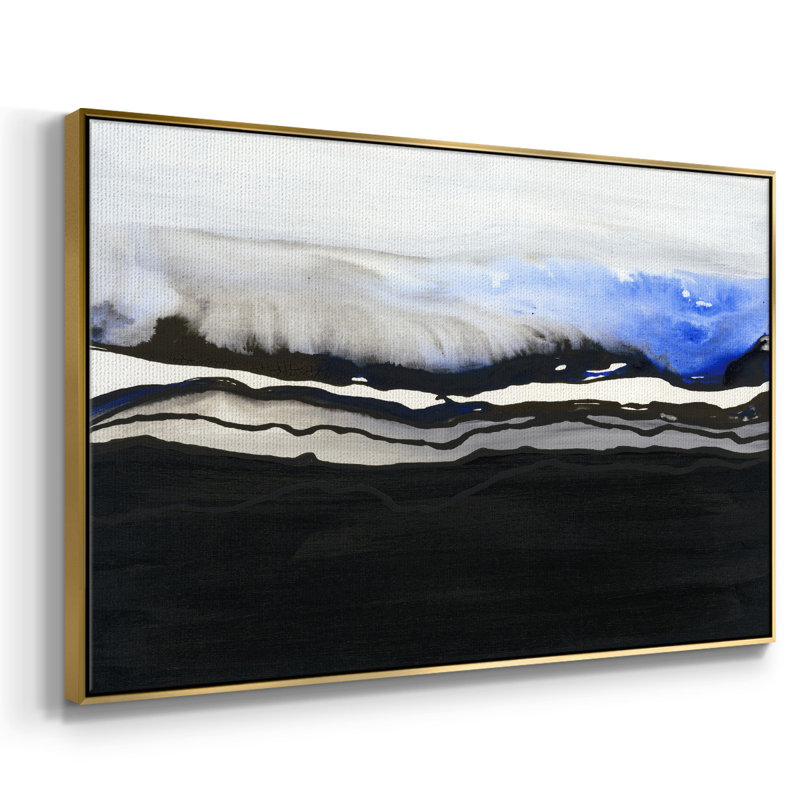 It's It's Time VII, reproduction d'art sur toile, Or, H 17 po x l 25 po x P 2 po