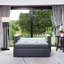 Bevers 2 Seater Linen Blend Sofa Bed-951418624