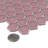 Merola Tile Tribeca 1" Hex Glossy 10-1/4 " x 11-7/8 " Porcelain Mosaic Floor and Wall Tile-51020440
