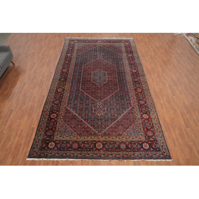 Vegetable Dye Geometric Traditional Large Rug 9x16