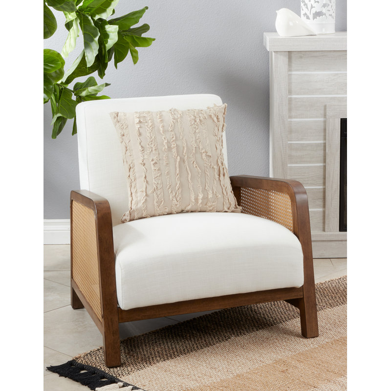 Isla Throw Pillow, Natural