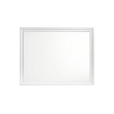 Miroir mural moulé et biseauté