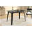 Dining Table Solid Wood Legs, Black-768169727