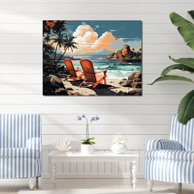 Ambriah Beach Tropical Vibes VI sur toile