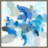 Blu Tide Pools II Painting by Rick Kane