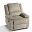 Fauteuil inclinable manuel en velours côtelé avec dossier à oreilles Ameiah-436056770