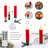 20 Pack Led Flameless Red Taper Clip On/suction Cup Candles For Christmas Tree/window, 3.5" Flickering Warm White-1638365537