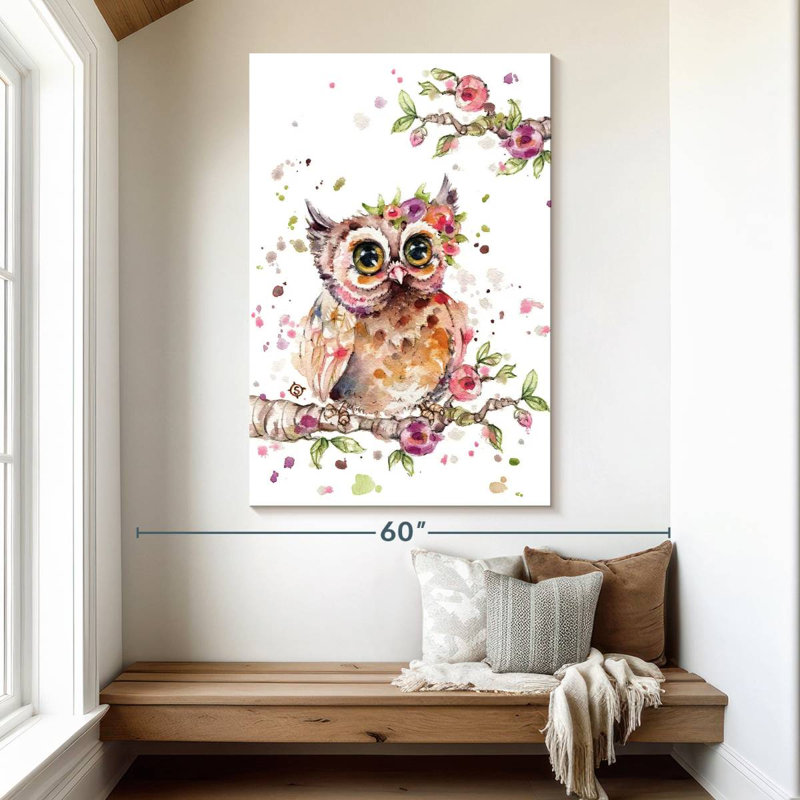 Brampt Sweet Owl, 51" H x 34" W
