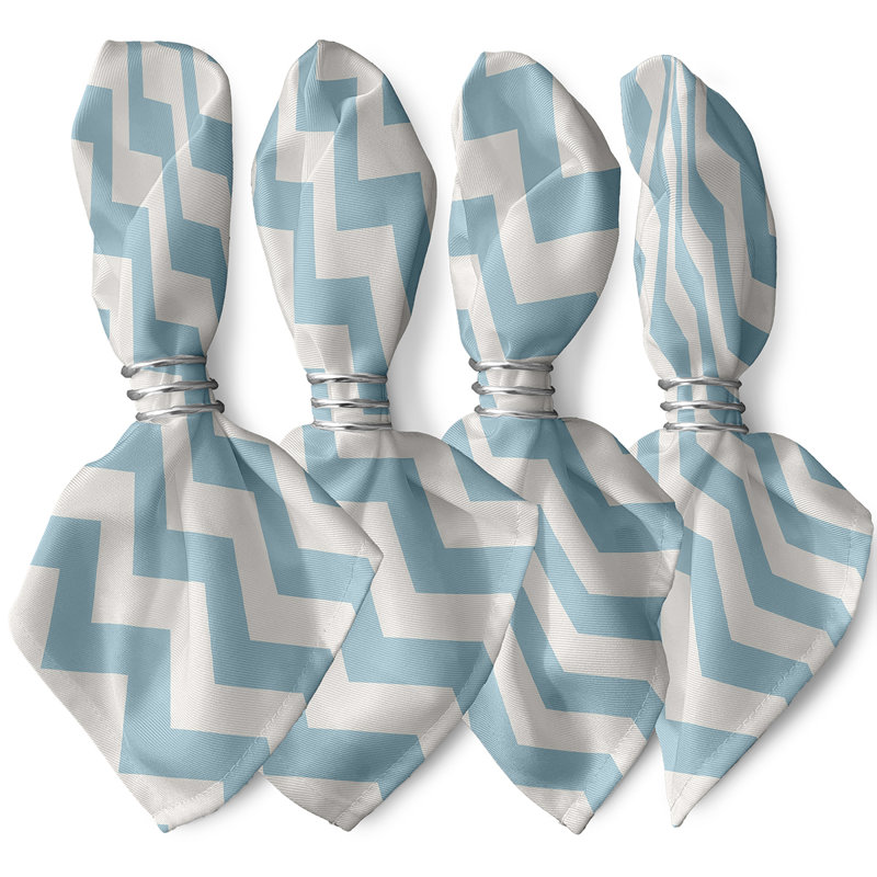 Ubertina Napkin, 18" W x 18" L, Light Blue
