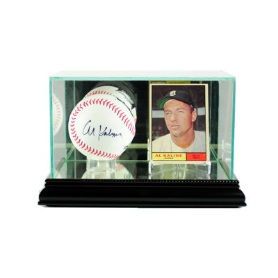 Perfect Cases And Frames 7'' W 5'' D Baseball Glass Ball / Puck Case