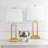 Permelia 23.5" Metal Table Lamp Set with USB, Type-C Ports and Built-in-Oulet-1006742191-1006742190
