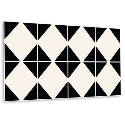 Wall Tiles Self Adhesive Vinyl Splashback Wall Stickers 39,37x19,68 Inch Sticker Tile Peel and Stick