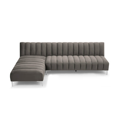 Decato Upholstered Sleeper Corner Sofa 