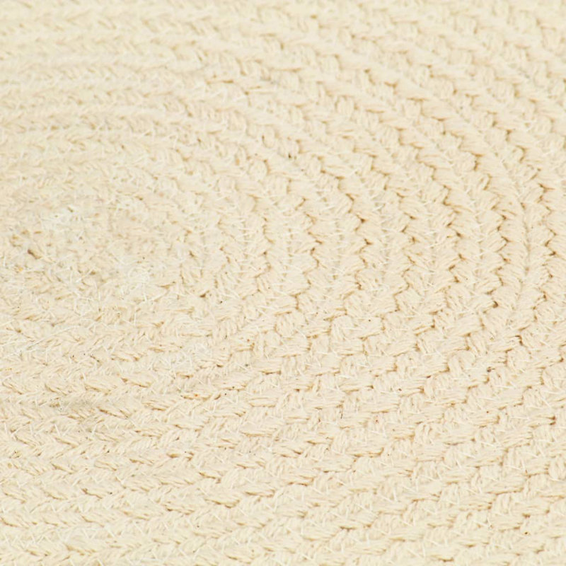Billmyre Cotton Solid Colour Round Placemat, Natural