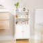  Freestanding Bathroom Cabinet with Adjustable Shelves