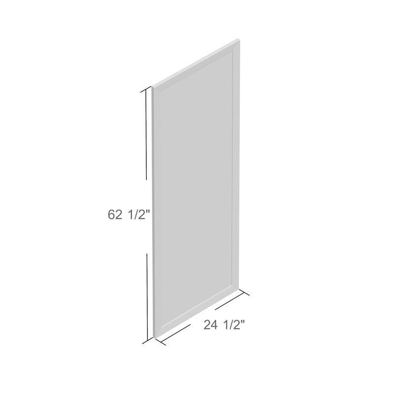 Miroir pleine grandeur rectangulaire, H 62 po x l 24 po