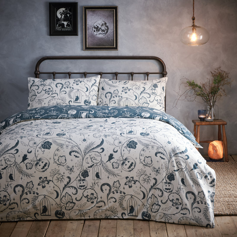 Cotton Abstract Duvet Cover Set with Pillowcases, Twin Duvet Cover + 1 Standard Pillowcase