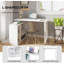 Gosia 116cm W L-Shaped Floating Desk-776905859