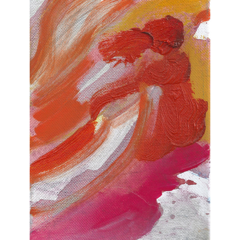 «Love Is All Around» par Elizabeth Chapman, H 21,25 po x l 17,25 po x P 0,875 po