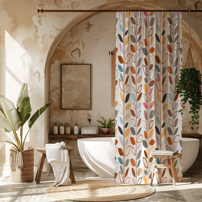 Garden Foliage Shower Curtain