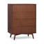 Solid Wood 76 cm W Chest of 4 Drawers-124354466