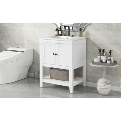 Lavabo de salle de bain 24 po
