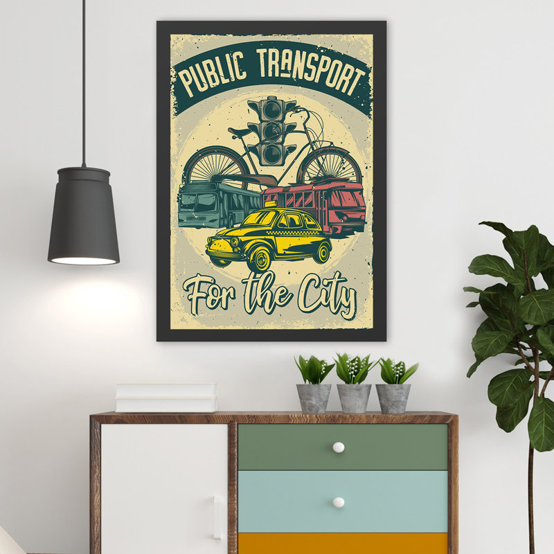 Decorative Framed MDF Painting