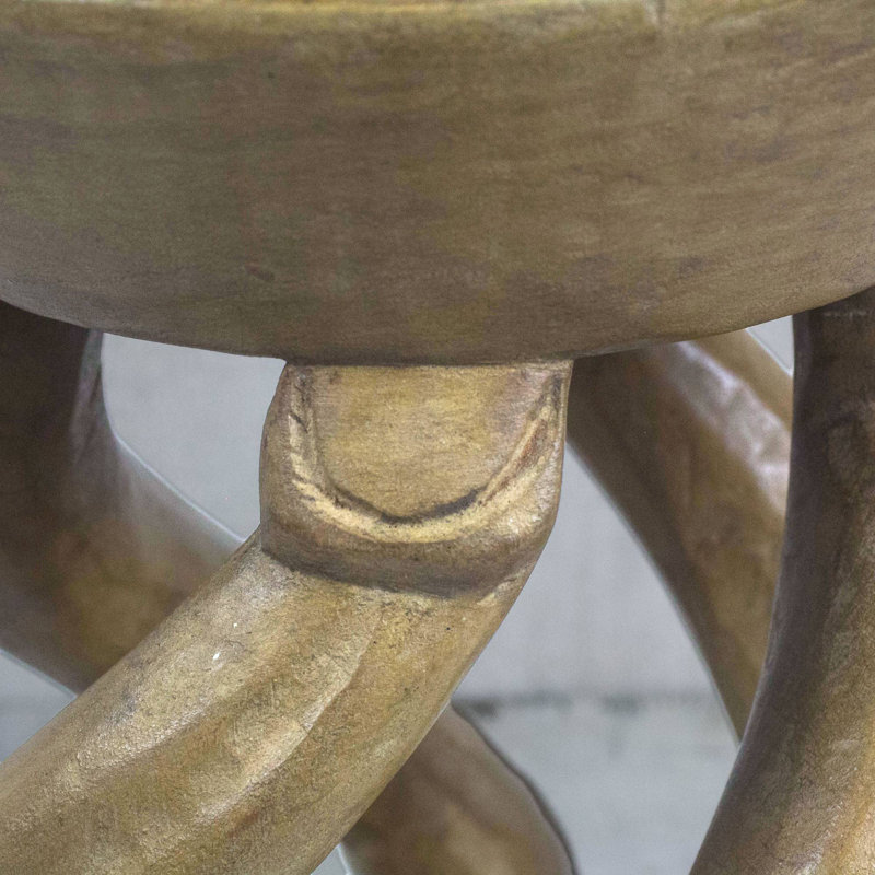 Minnis Solid Wood Accent Stool