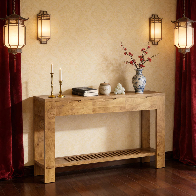 Authentic Console Table,Entryway Table,Display Organizer