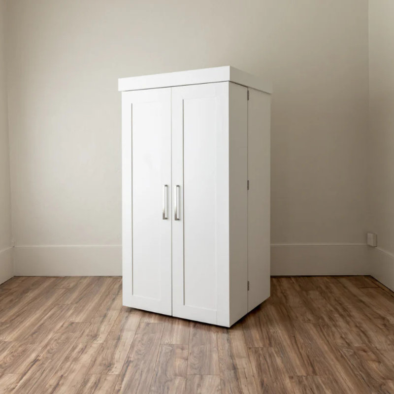 Armoire de rangement DreamBox - Espace de travail et de rangement tout-en-un, Blanc