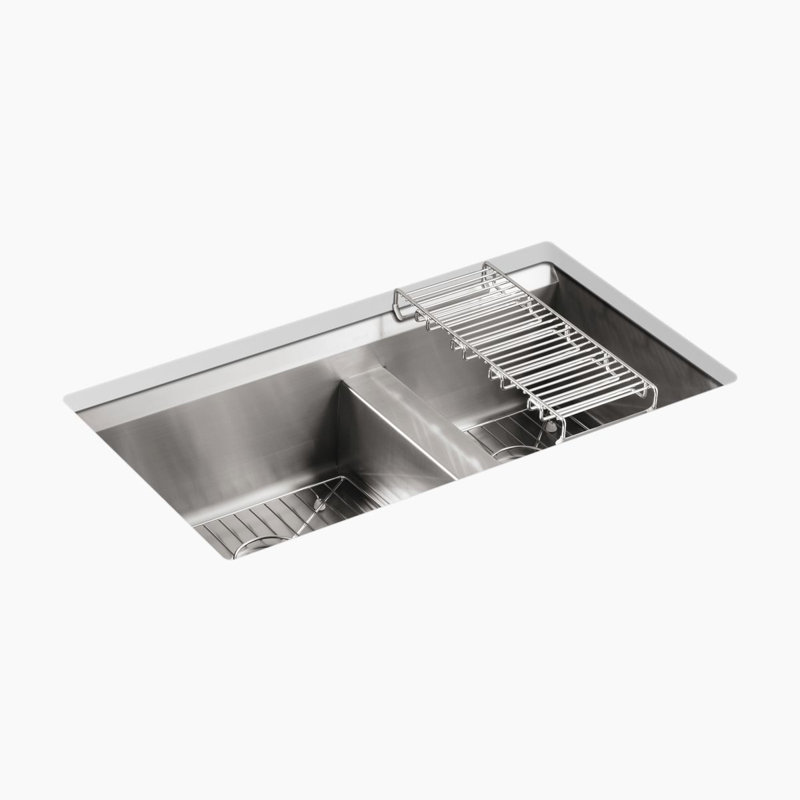 Évier de cuisine encastrable 8 degrés L 33 po x l 18 po