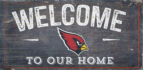 Décoration murale welcome NFL, Cardinals de l'Arizona