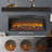 44"Wall Recessed Electric Fireplace With Remote