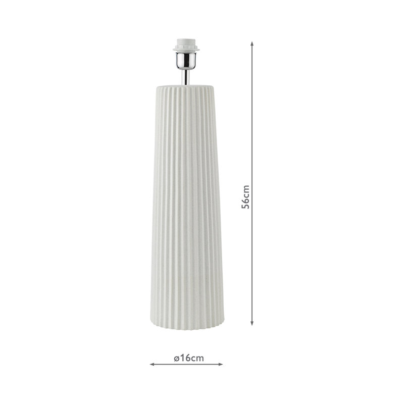 Ceramic Table Lamp Lamp, White
