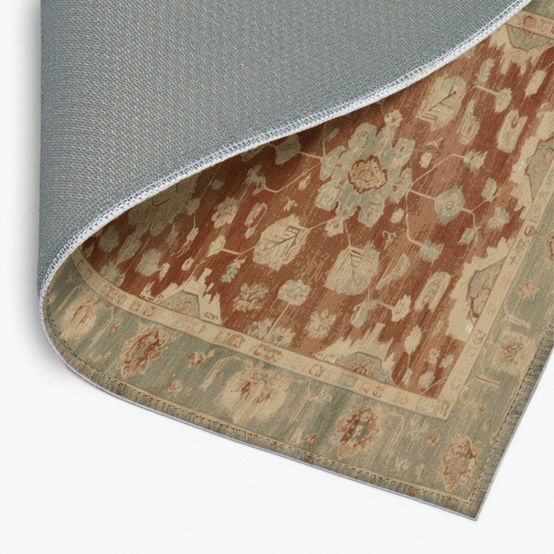 Tapis d'intérieur et d'extérieur surteint beige, Rectangulaire 2 pi x 3 pi