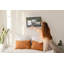 Wall Mounted bulletin board print home decor message pin boards decorative corkboard World map
