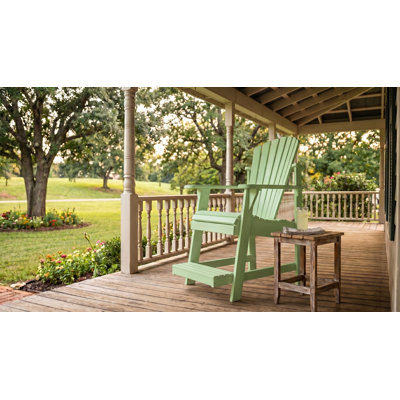 Chaise bistro Adirondack avec repose-pieds encastré Weathercraft