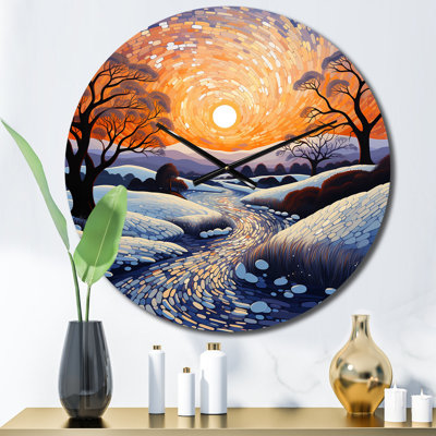 Metal Wall Clock