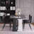 Modern Rectangular Rock Slab Dining Table Sets-107769194